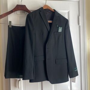 Ralph Lauren Size 20R Black Single-Breasted Suit — NEW WITH TAGS — Never Worn